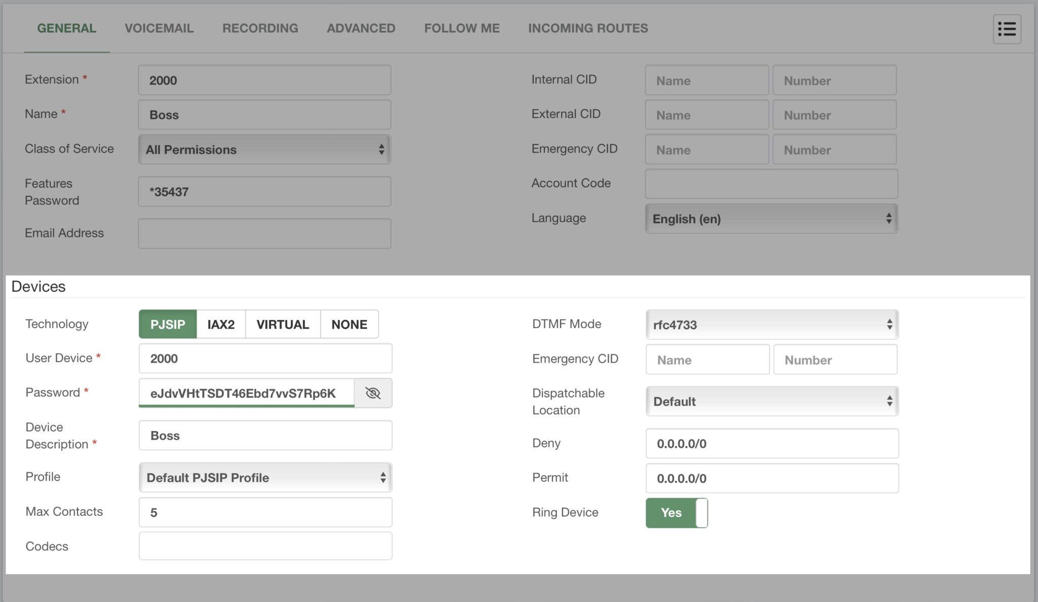General Configuration | VitalPBX Wiki