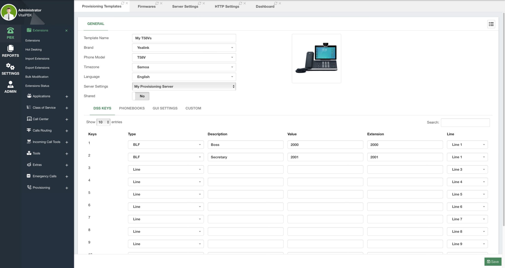 Phone Provisioning | VitalPBX Wiki
