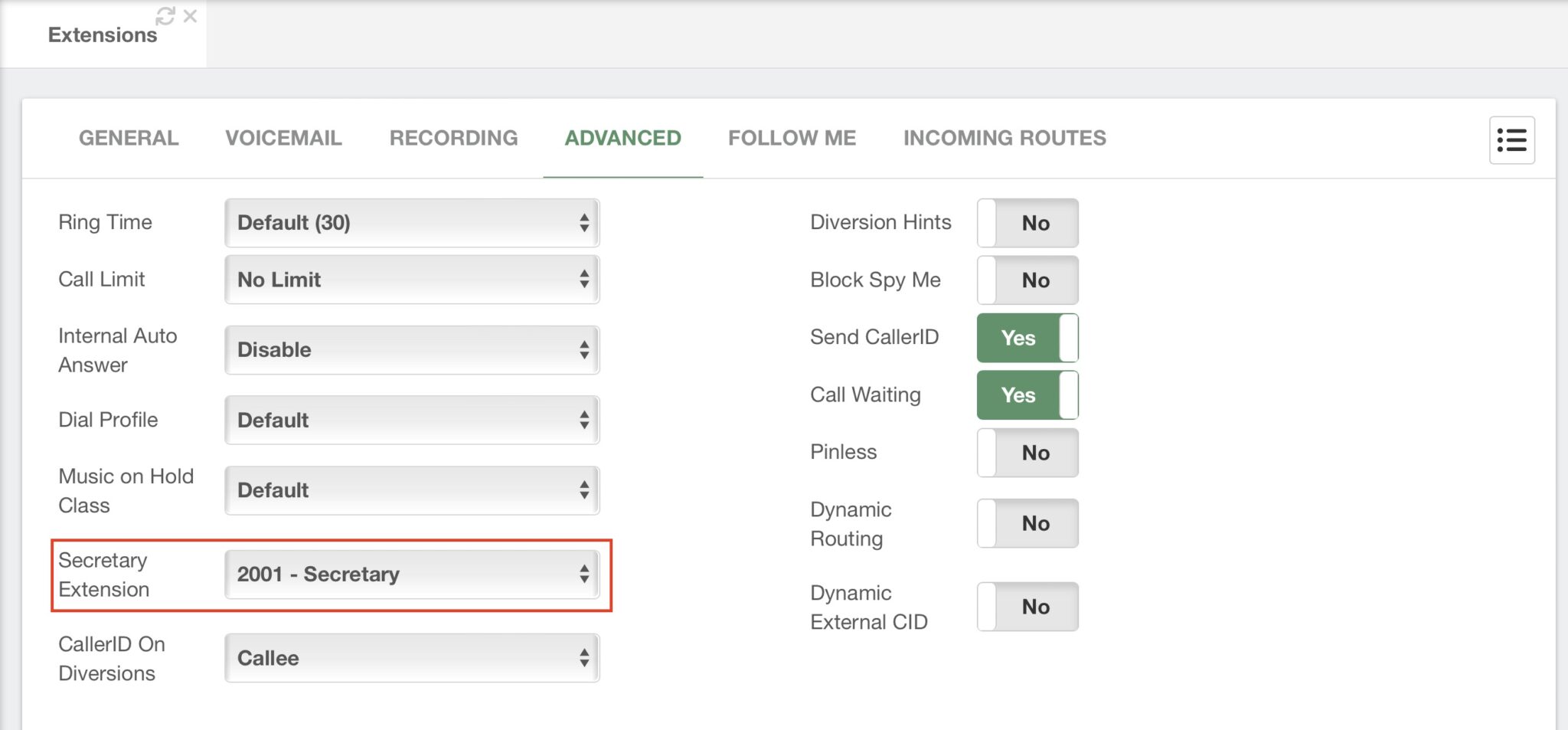 Boss/Secretary Feature VitalPBX Wiki